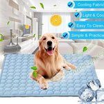 Pet Ice Silk Cooling Mat – Summer Dog & Cat Cool Nest Pad