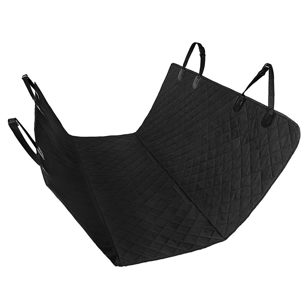Dog Car Seat Cover Hammock – Waterproof Pet Safety Protector with Mesh & Pocket