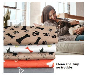 Three-Layer Waterproof Pet Absorbent Pad – Reusable Washable Pee Mat