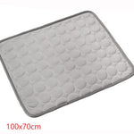 Pet Ice Silk Cooling Mat – Summer Dog & Cat Cool Nest Pad