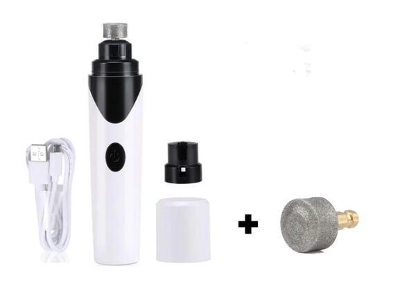 Electric Pet Nail Grinder – Low Noise USB Nail Clipper for Dogs & Cats