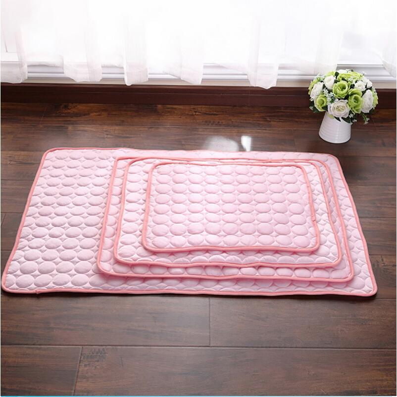 Pet Ice Silk Cooling Mat – Summer Dog & Cat Cool Nest Pad