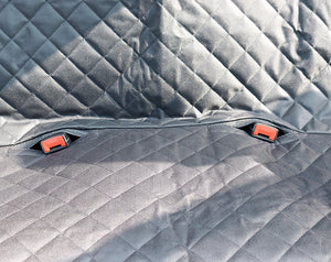 Dog Car Seat Cover Hammock – Waterproof Pet Safety Protector with Mesh & Pocket