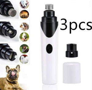 Electric Pet Nail Grinder – Low Noise USB Nail Clipper for Dogs & Cats
