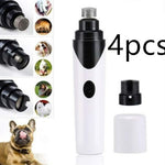 Electric Pet Nail Grinder – Low Noise USB Nail Clipper for Dogs & Cats