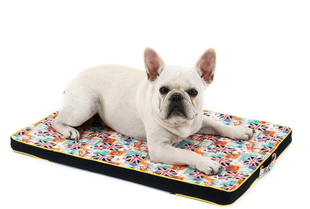 Thickened Canvas Dog Bed Mat – Soft, Washable Pet Mattress