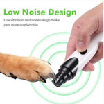 Electric Pet Nail Grinder – Low Noise USB Nail Clipper for Dogs & Cats