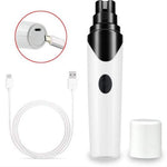 Electric Pet Nail Grinder – Low Noise USB Nail Clipper for Dogs & Cats