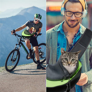 Portable Pet Backpack – Breathable Mesh Carrier for Cats & Dogs