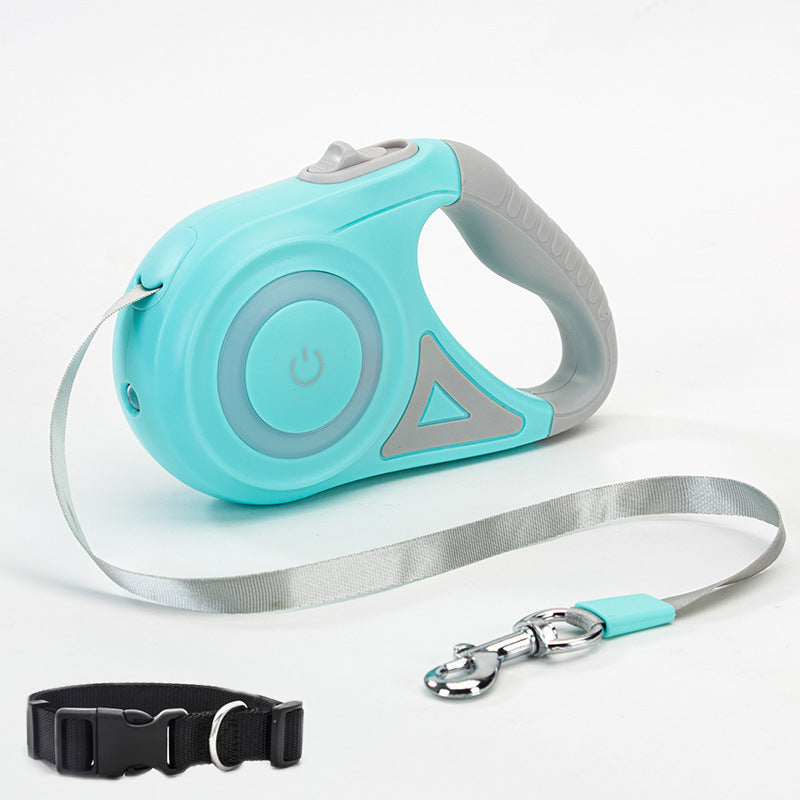 Retractable Dog Leash & Collar Set – Automatic Pet Traction Rope for Small & Medium Dogs