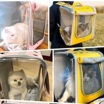 Portable Cat & Pet Backpack – Lightweight Travel Bag for Cats