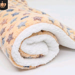 Cute Cat & Dog Blanket – Soft Coral Cashmere Pet Mat