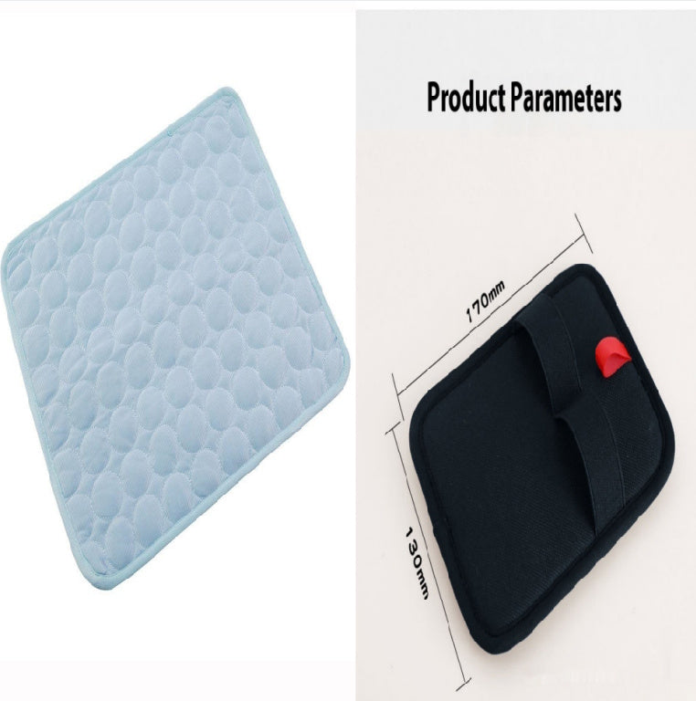 Pet Ice Silk Cooling Mat – Summer Dog & Cat Cool Nest Pad