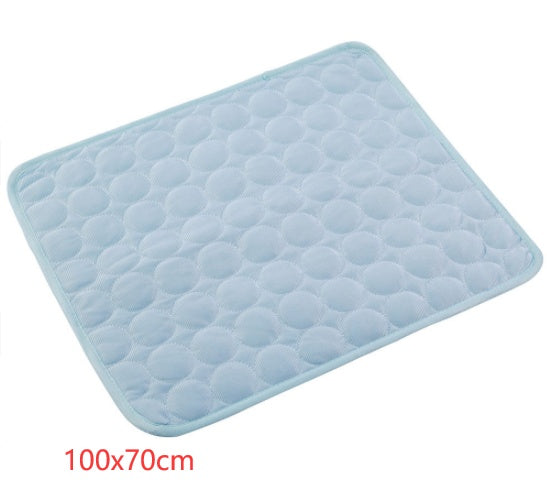 Pet Ice Silk Cooling Mat – Summer Dog & Cat Cool Nest Pad