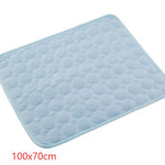 Pet Ice Silk Cooling Mat – Summer Dog & Cat Cool Nest Pad