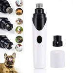 Electric Pet Nail Grinder – Low Noise USB Nail Clipper for Dogs & Cats