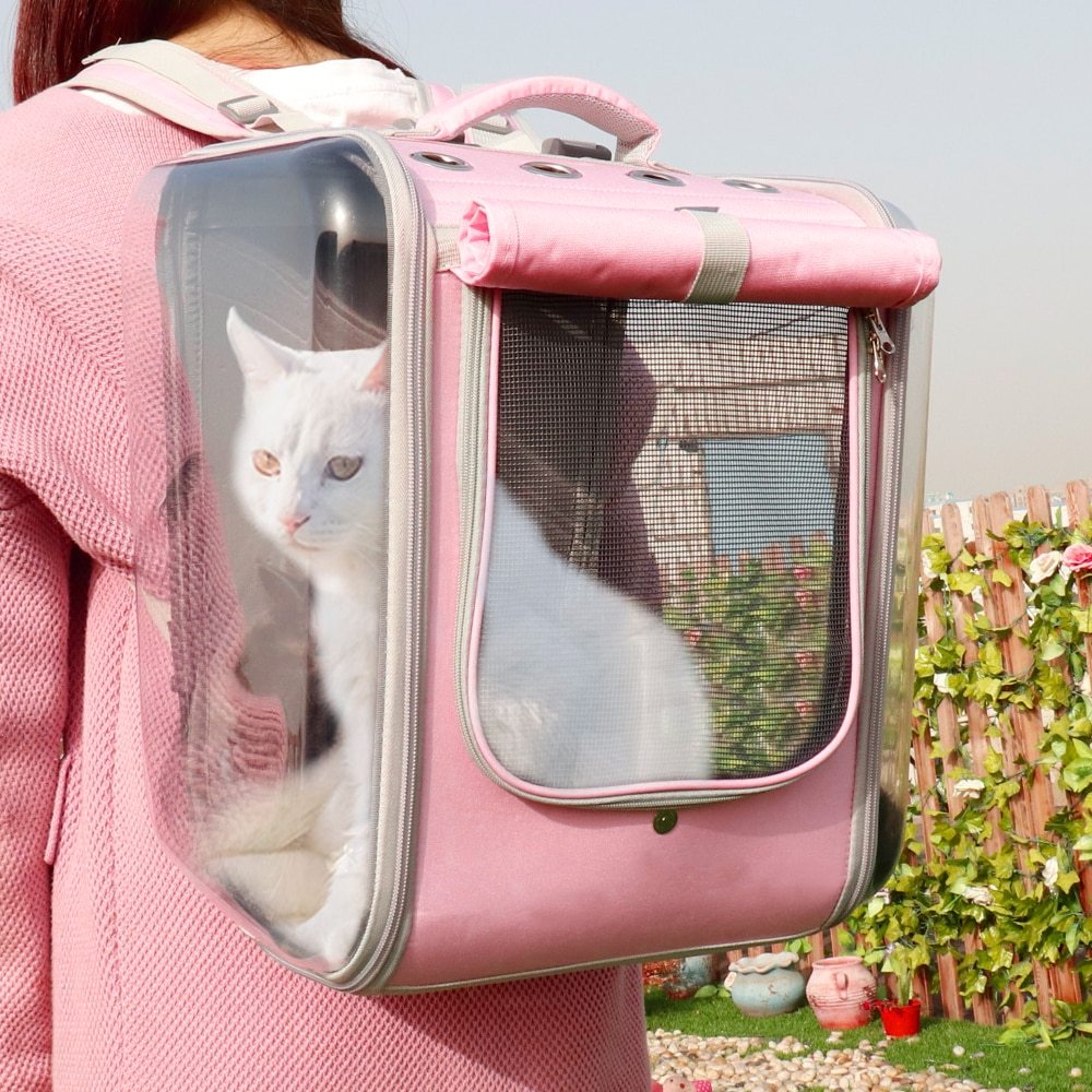 Portable Cat & Pet Backpack – Lightweight Travel Bag for Cats