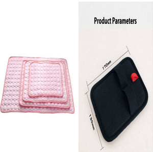 Pet Ice Silk Cooling Mat – Summer Dog & Cat Cool Nest Pad