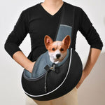 Portable Pet Carrier Bag – Crossbody Travel Bag for Dogs & Cats