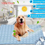 Pet Ice Silk Cooling Mat – Summer Dog & Cat Cool Nest Pad