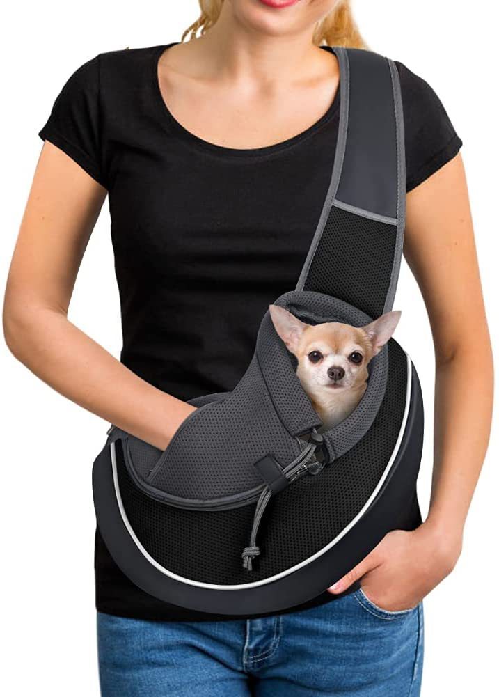 Portable Pet Carrier Bag – Crossbody Travel Bag for Dogs & Cats