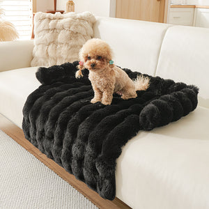 Winter Thicken Thermal Dog Mat – Non-Slip Plush Pet Bed