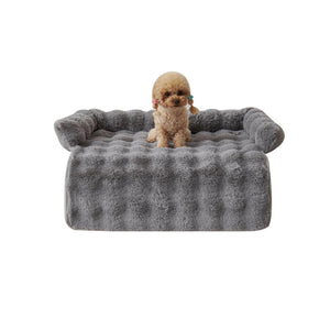 Winter Thicken Thermal Dog Mat – Non-Slip Plush Pet Bed