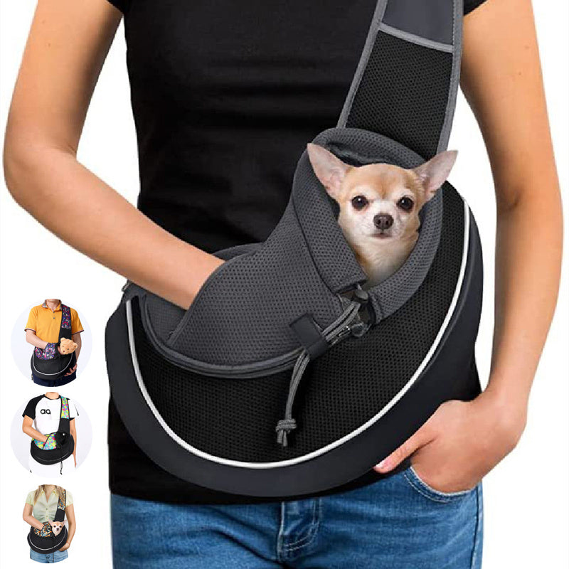 Portable Pet Carrier Bag – Crossbody Travel Bag for Dogs & Cats