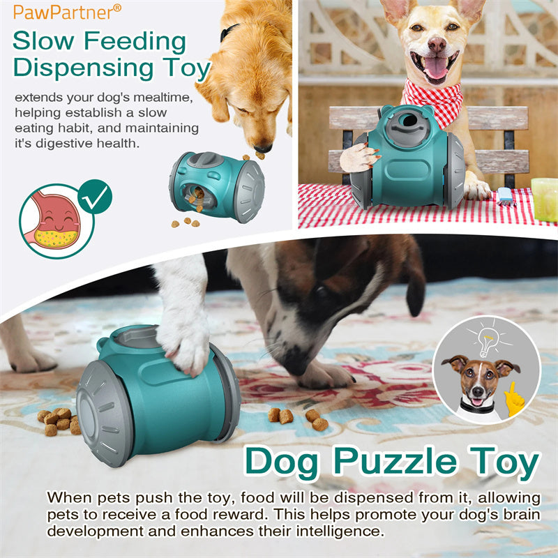Dog & Cat IQ Tumbler Toy – Interactive Slow Feeder Puzzle