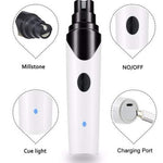 Electric Pet Nail Grinder – Low Noise USB Nail Clipper for Dogs & Cats