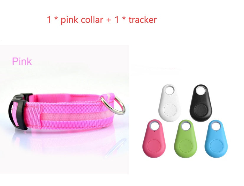 Safety LED Dog Collar – Waterproof, Light-Up Pet Collar for Night Walks