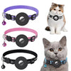 Reflective Nylon AirTag Collar Cover – Waterproof Pet ID Holder for Dogs & Cats
