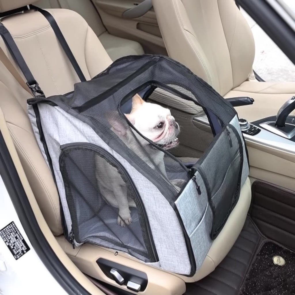 Portable Dog Car Cage – Travel Nest & Pet Carrier