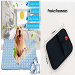 Pet Ice Silk Cooling Mat – Summer Dog & Cat Cool Nest Pad