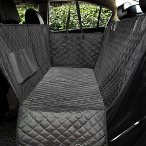 Dog Car Seat Cover Hammock – Waterproof Pet Safety Protector with Mesh & Pocket