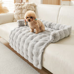 Winter Thicken Thermal Dog Mat – Non-Slip Plush Pet Bed