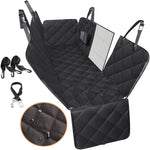 Dog Car Seat Cover Hammock – Waterproof Pet Safety Protector with Mesh & Pocket