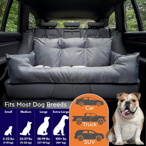 Pet Car Kennel & Dog Car Mat – Outdoor Travel Dog Carrier