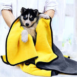 Pet Plus-Size Bath Towel – Quick-Dry Fiber Pet Towel