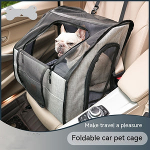 Portable Dog Car Cage – Travel Nest & Pet Carrier