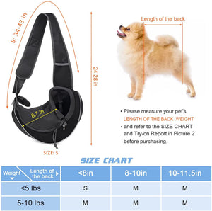 Portable Pet Carrier Bag – Crossbody Travel Bag for Dogs & Cats