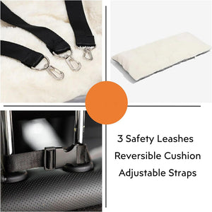 Pet Car Kennel & Dog Car Mat – Outdoor Travel Dog Carrier